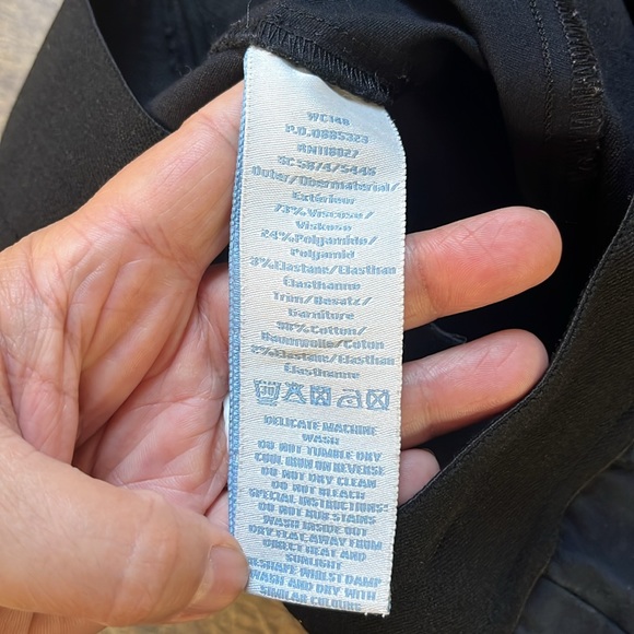 Boden Skinny Minnie Black Trouser Pants with Zip Detail Size 6 - Picture 12 of 14